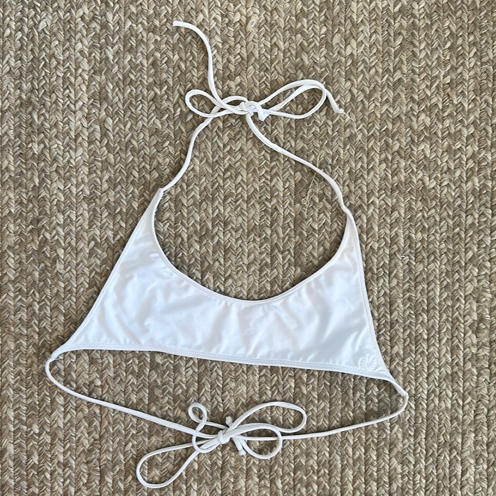 Minimale Animale White Halter Top